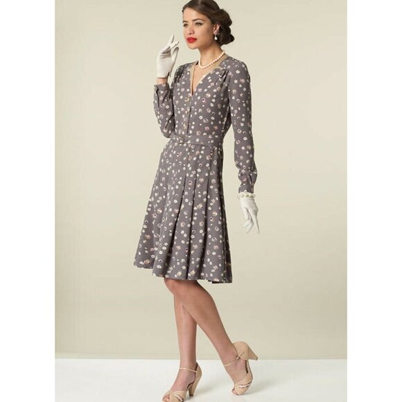 McCall's M7433 Misses 6 to 14 Archive Circa 1943 Dress Uncut Sewing Pattern New - Picture 5 of 10